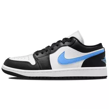 Air Jordan 1 Low Black University Blue Женские кроссовки Белые DC0774-041 40.5