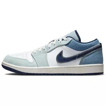 Air Jordan 1 Low Denim Мужские кроссовки Сине-Белый Парус IH0648-141 47.5