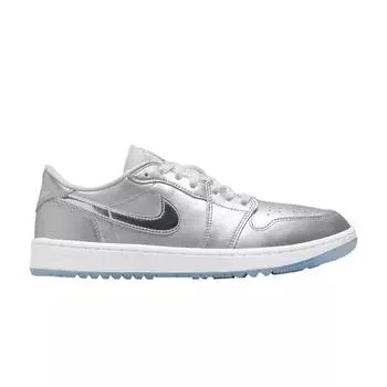 Air Jordan 1 Low Golf Gift Giving Pack Кроссовки унисекс Серебристый металлик-Серебристый Photon-Dust FD6848-001 44.5