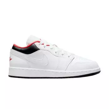 Кроссовки Air Jordan 1 Low GS Chicago Home Kids White Infrared-23 Black 553560-160 35.5