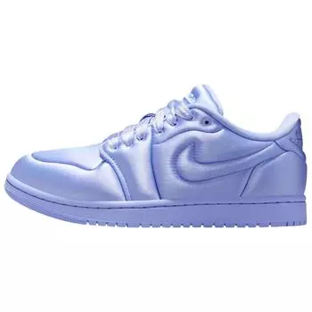 Air Jordan 1 Low Метод изготовления атласных алюминиевых женских кроссовок синего цвета HF3969-400 38