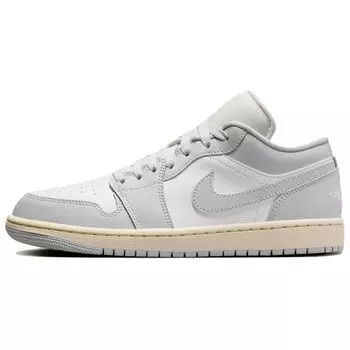 Air Jordan 1 Low Нейтральные серые кокосовые молочные женские кроссовки Sail DC0774-103
