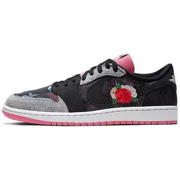 Air Jordan 1 Low OG Китайские новогодние мужские кроссовки черные CW0418-006