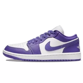 Air Jordan 1 Low Psychic Purple женские кроссовки белые DC0774-500 37.5
