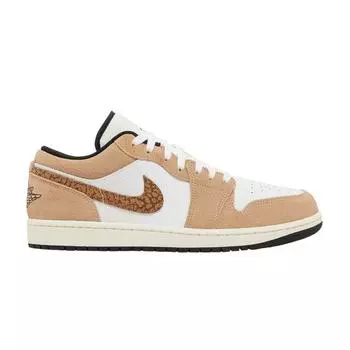 Air Jordan 1 Low SE Brown Elephant Мужские кроссовки Hemp Metallic-Gold White DZ4130-201 45
