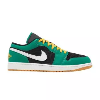 Air Jordan 1 Low SE Christmas Мужские кроссовки Green Malachite Black DQ8422-300 44