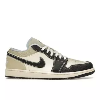 Air Jordan 1 Low SE Coconut Milk Black Мужские кроссовки Cream Muslin Team-Gold HQ3437-101 44
