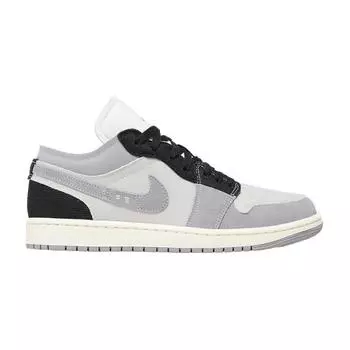 Air Jordan 1 Low SE Craft Inside Out - Мужские кроссовки цементно-серого цвета Tech-Grey Black Sail DZ4135-002 41