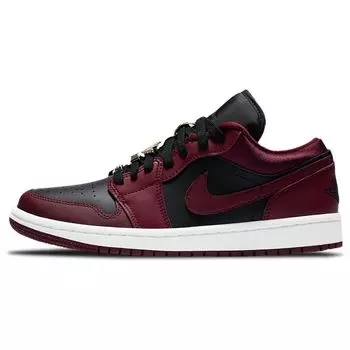 Air Jordan 1 Low SE Dark Beetroot Женские кроссовки красные черные белые DB6491-600 36.5