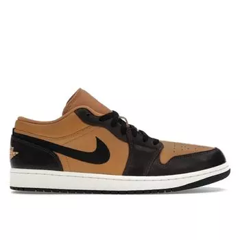 Air Jordan 1 Low SE Flax Baroque Brown Мужские кроссовки Vintage-Coral Black HQ3603-201 43