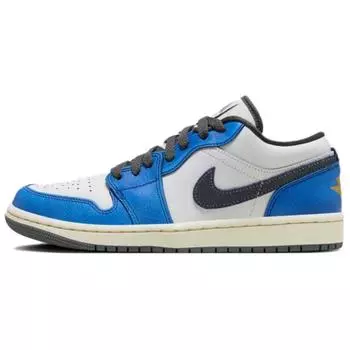 Air Jordan 1 Low SE Flight Vintage женские кроссовки синие саммит-белые железно-серые FV8439-104 35.5