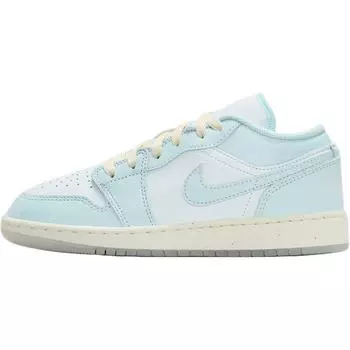 Air Jordan 1 Low SE GS Glacier Blue Детские кроссовки Summit-White Guava-Ice Sea-Glass HJ5971-400 38