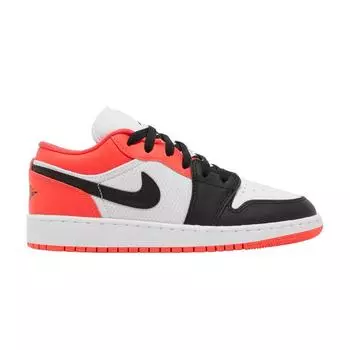 Детские кроссовки Air Jordan 1 Low SE GS Mismatched Infrared White Infrared-23 Black FB4420-616 38.5