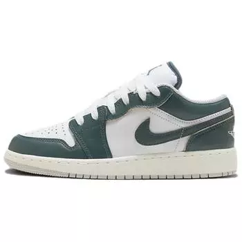 Air Jordan 1 Low SE GS Oxidized Green Kids Кроссовки Белый парус FQ8041-300 36