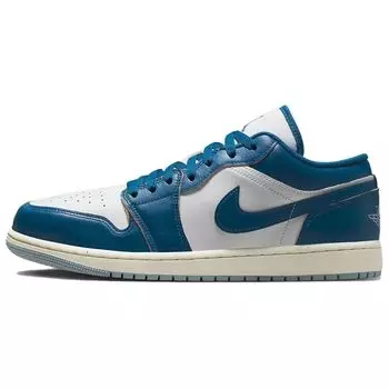 Air Jordan 1 Low SE Industrial Blue Мужские кроссовки Бело-Серый Парус FN5214-141 45
