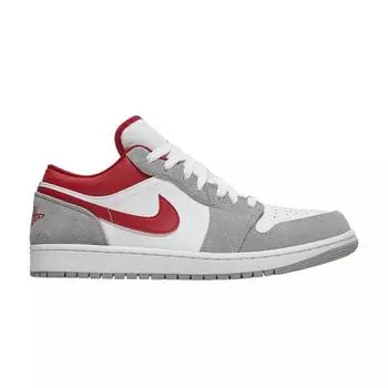 Air Jordan 1 Low SE Light Smoke Grey Gym Red Кроссовки унисекс Белые DC6991-016 40