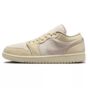 Air Jordan 1 Low SE Muslin Legend Розовые женские кроссовки Светло-коричневый парус Кокосовое молоко FQ1925-100 42.5