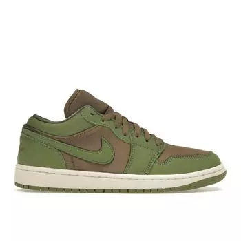 Air Jordan 1 Low SE Olive Brown Kelp Женские кроссовки Green Sky-J-Light-Olive Sail FB9893-300 40