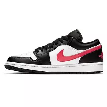 Air Jordan 1 Low Siren Красные женские кроссовки Черно-белые DC0774-004