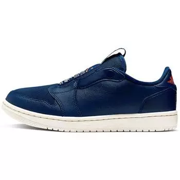 Air Jordan 1 Low Slip Blue Void Женские кроссовки Bright-Citron-Light-Cream-Turf-Orange AV3918-408