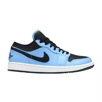 Кроссовки Air Jordan 1 Low University Blue Black Мужские белые 553558-403 40.5