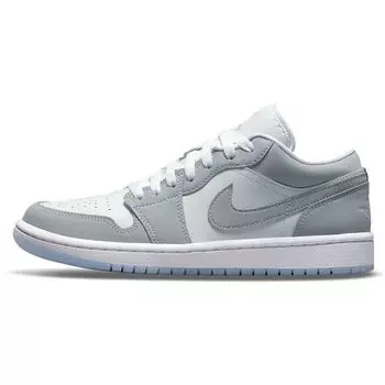 Air Jordan 1 Low White Wolf Grey Женские кроссовки Алюминий DC0774-105