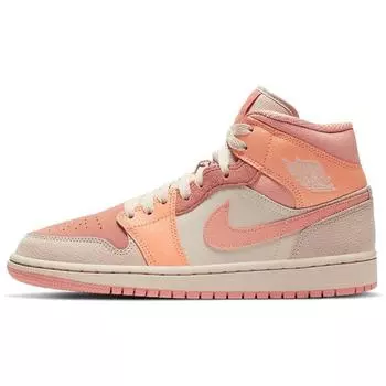 Air Jordan 1 Mid Apricot Женские кроссовки Оранжевый атомно-оранжевый абрикос-агат DH4270-800 39