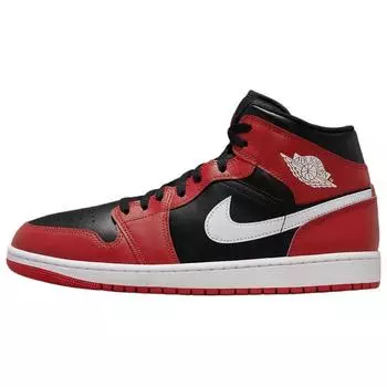 Air Jordan 1 Mid Gym красные черные белые мужские кроссовки DQ8426-061 44
