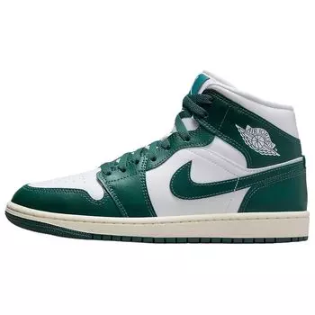 Air Jordan 1 Mid Oxidized Green Женские кроссовки Белый парус BQ6472-133 38.5