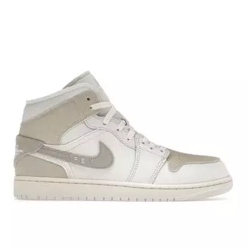 Air Jordan 1 Mid SE Craft Inside Out - Мужские кроссовки White Sail Light-Orewood-Brown Tech-Grey DM9652-120 44