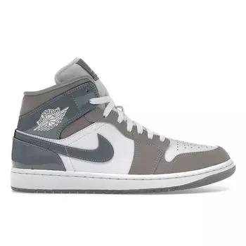 Air Jordan 1 Mid SE Patent Cool Grey Unisex Sneakers White Medium-Grey HF3216-100 41