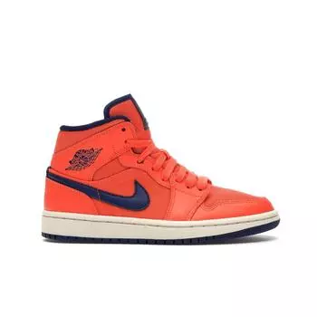 Air Jordan 1 Mid Turf Оранжевые женские кроссовки Blue-Void CD7240-804