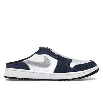 Air Jordan 1 Mule Golf Midnight Navy мужские кроссовки сине-бело-серебристый FJ1214-102 41