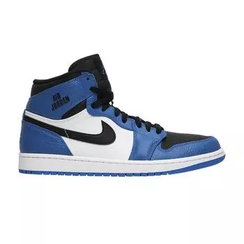 Мужские кроссовки Air Jordan 1 Rare Air Soar Blue черно-белые 332550-400