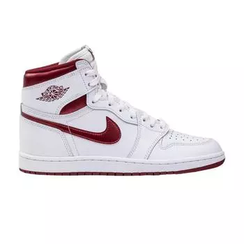 Кроссовки унисекс Air Jordan 1 Retro High 85 OG Metallic Burgundy White Team-Red BQ4422-161 44.5