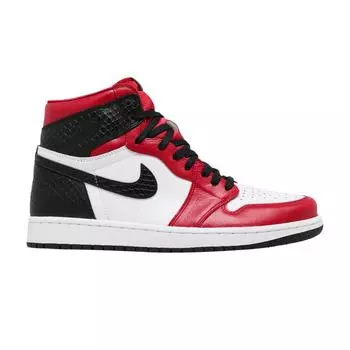 Air Jordan 1 Retro High OG атласные красные женские кроссовки Университет-красный белый черный CD0461-601 36.5