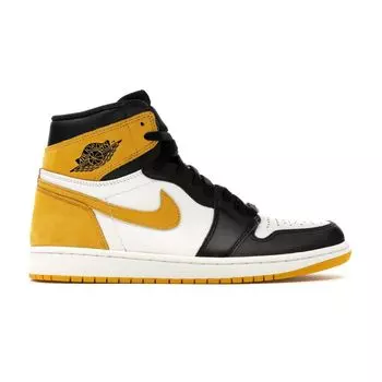 Air Jordan 1 Retro High OG Best Hand in the Game — мужские кроссовки желтой охры, белые, белые, желто-охровые, черные 555088-109