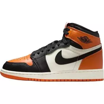 Air Jordan 1 Retro High OG GS Shattered Backboard 2025 Детские кроссовки Оранжевый Черный Парусный FD1437-008 38.5