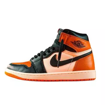 Air Jordan 1 Retro High OG PS Shattered Backboard 2025 Детские кроссовки Оранжевый Черный Парусный FD1412-008 35
