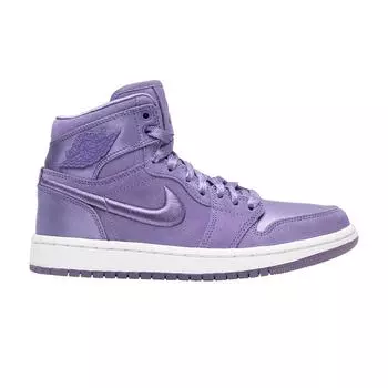 Air Jordan 1 Retro High Season of Her: Женские кроссовки Purple Earth Бело-Металлик-Золото AO1847-540