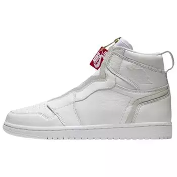 Air Jordan 1 Retro High Zip Белые женские кроссовки Университет-красный AQ3742-116
