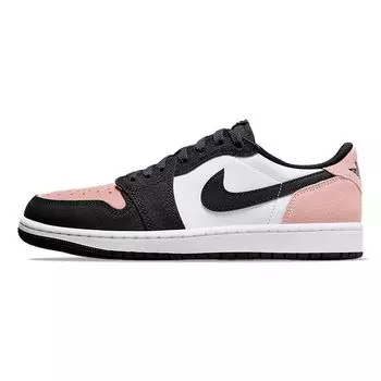 Air Jordan 1 Retro Low OG GS Отбеленные коралловые детские кроссовки Розовый Черный Белый CZ0858-061 40
