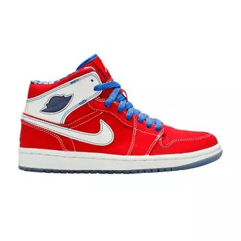 Air Jordan 1 Retro LS Sport Красные мужские кроссовки Varsity-Синий-Белый 315794-611