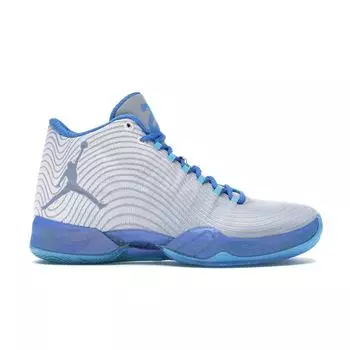 Air Jordan 29 Playoff Home Мужские кроссовки белые холодные-синие фото-синие 749143-104