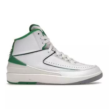 Air Jordan 2 Retro Lucky Green Мужские кроссовки Белый Парус Светло-Стальной-Серый DR8884-103 42