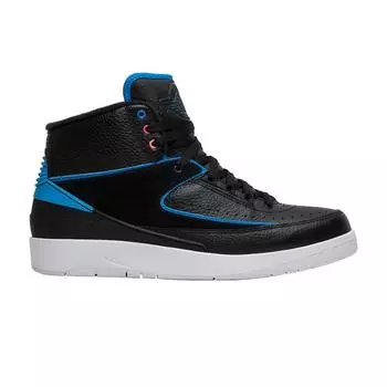 Air Jordan 2 Retro Radio Raheem Men Sneakers Black Fire-Pink-Photo-Blue-Atomic-Orange 834274-014
