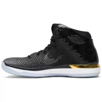 Air Jordan 31 Jordan Brand Classic Мужские кроссовки черный металлик-золото-темно-серый AA2564-070