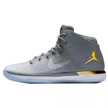 Air Jordan 31 Jordan Brand Classic Мужские кроссовки Серый металлик-золото-белый AA2564-071