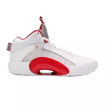 Air Jordan 35 PF Fire Red Alternate Мужские кроссовки Белый Металлик-Серебристый CQ4228-100 42.5