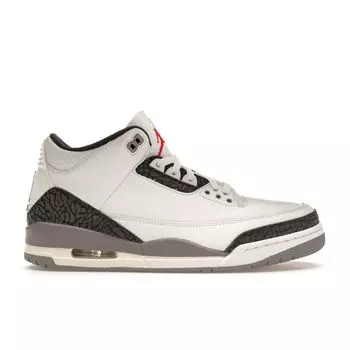 Air Jordan 3 Retro Cement Grey Мужские кроссовки Белый Summit-White Fire-Red CT8532-106 48.5